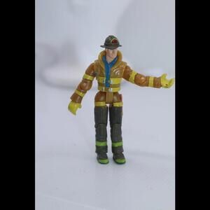Tonka Lights & Sound Rescue Firefighter Firetruck Driver 4" Action Figure #2